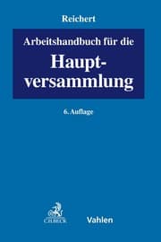 Cover von Arbeitshandbuch für die Hauptversammlung