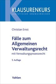 Cover von Fälle zum Allgemeinen Verwaltungsrecht