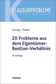 Cover von 20 Probleme aus dem Eigentümer-Besitzer-Verhältnis