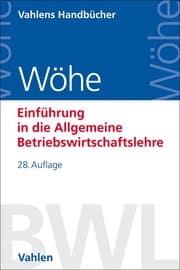 Cover von Einführung in die Allgemeine Betriebswirtschaftslehre