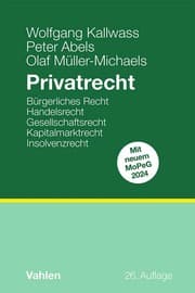 Cover von Privatrecht