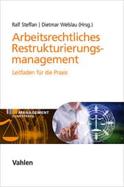 Cover von Arbeitsrechtliches Restrukturierungsmanagement