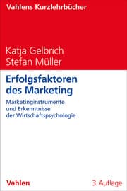 Cover von Erfolgsfaktoren des Marketing