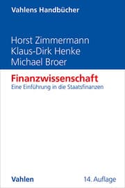 Cover von Finanzwissenschaft