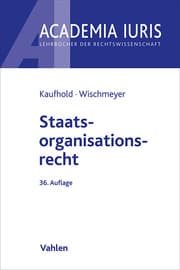 Cover von Staatsorganisationsrecht