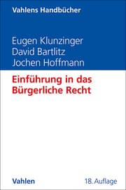 Cover von Einführung in das Bürgerliche Recht
