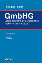 Cover von Gesetz betreffend die Gesellschaften mit beschränkter Haftung. GmbHG