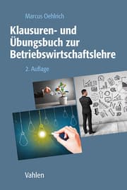 Cover von Klausuren- und Übungsbuch zur Betriebswirtschaftslehre