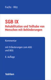 Cover von SGB IX - Kommentar zum Recht von Menschen mit Behinderungen