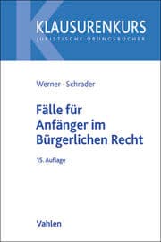 Cover von Fälle für Anfänger im Bürgerlichen Recht