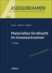 Cover von Materielles Strafrecht im Assessorexamen