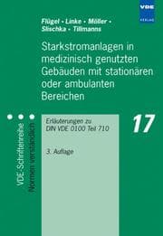 Cover von Starkstromanlagen in medizinisch genutzten Gebäuden mit stationären oder ambulanten Bereichen