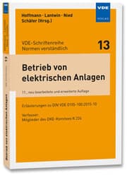 Cover von Betrieb von elektrischen Anlagen