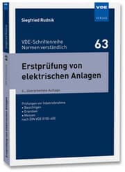 Cover von Erstprüfung von elektrischen Anlagen