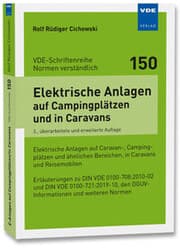 Cover von Elektrische Anlagen auf Campingplätzen und in Caravans