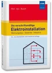 Cover von Die vorschriftsmäßige Elektroinstallation