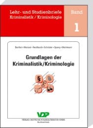 Cover von Grundlagen der Kriminalistik/Kriminologie