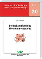 Cover von Die Bekämpfung des Wohnungseinbruchs