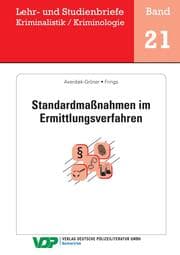 Cover von Standardmaßnahmen im Ermittlungsverfahren
