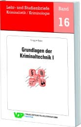 Cover von Grundlagen der Kriminaltechnik I