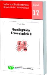 Cover von Grundlagen der Kriminaltechnik II