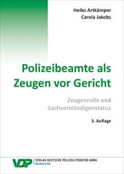 Cover von Polizeibeamte als Zeugen vor Gericht