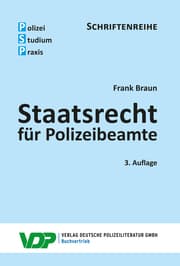 Cover von Staatsrecht für Polizeibeamte