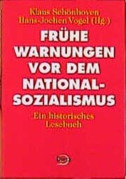 Cover von Frühe Warnungen vor dem Nationalsozialismus