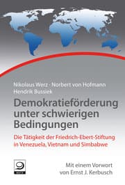Cover von Demokratieförderung unter schwierigen Bedingungen