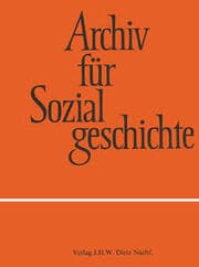 Cover von Archiv für Sozialgeschichte