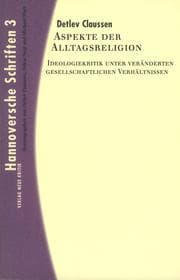 Cover von Aspekte der Alltagsreligion