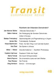 Cover von Transit 48. Europäische Revue
