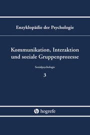 Cover von Kommunikation, Interaktion und soziale Gruppenprozesse