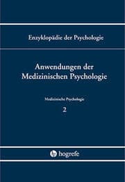 Cover von Anwendungen der Medizinischen Psychologie