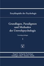 Cover von Grundlagen, Paradigmen und Methoden der Umweltpsychologie