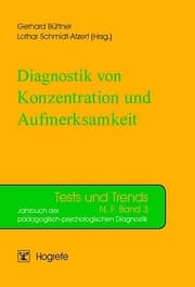 Cover von Diagnostik von Konzentration und Aufmerksamkeit