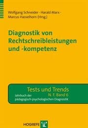 Cover von Diagnostik von Rechtschreibleistungen und -kompetenz