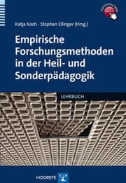 Cover von Empirische Forschungsmethoden in der Heil- und Sonderpädagogik