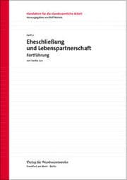 Cover von Eheschließung und Lebenspartnerschaft - Fortführung