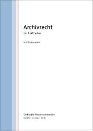 Cover von Archivrecht