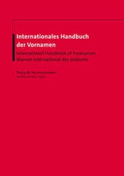 Cover von Internationales Handbuch der Vornamen