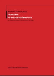 Cover von Fachlexikon für das Standesamtswesen