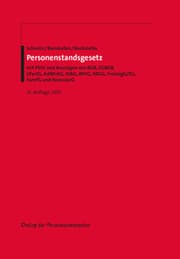 Cover von Personenstandsgesetz