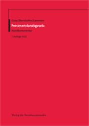 Cover von Personenstandsgesetz