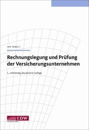 Cover von Rechnungslegung und Prüfung der Versicherungsunternehmen