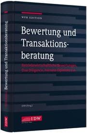 Cover von Bewertung und Transaktionsberatung