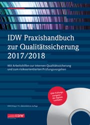Cover von IDW Praxishandbuch zur Qualitätssicherung 2017/2018