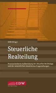 Cover von Steuerliche Realteilung