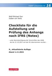 Cover von Checkliste 16