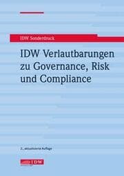 Cover von IDW Verlautbarungen zu Governance, Risk und Compliance